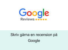 Skriv gärna en recension på Google