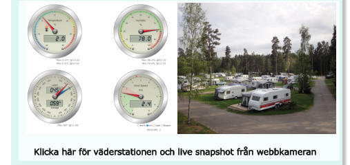 Klicka här för väderstationen och live snapshot från webbkameran